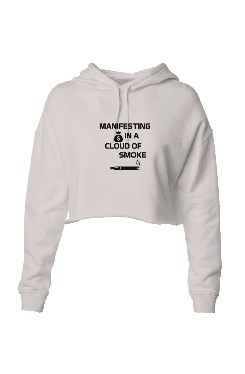 Manifesting Money Crop Hoodie