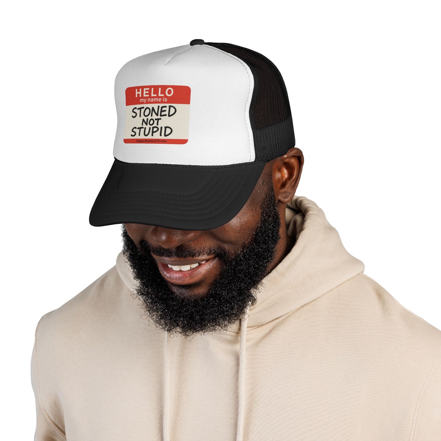Stoned Not Stupid Trucker Hat