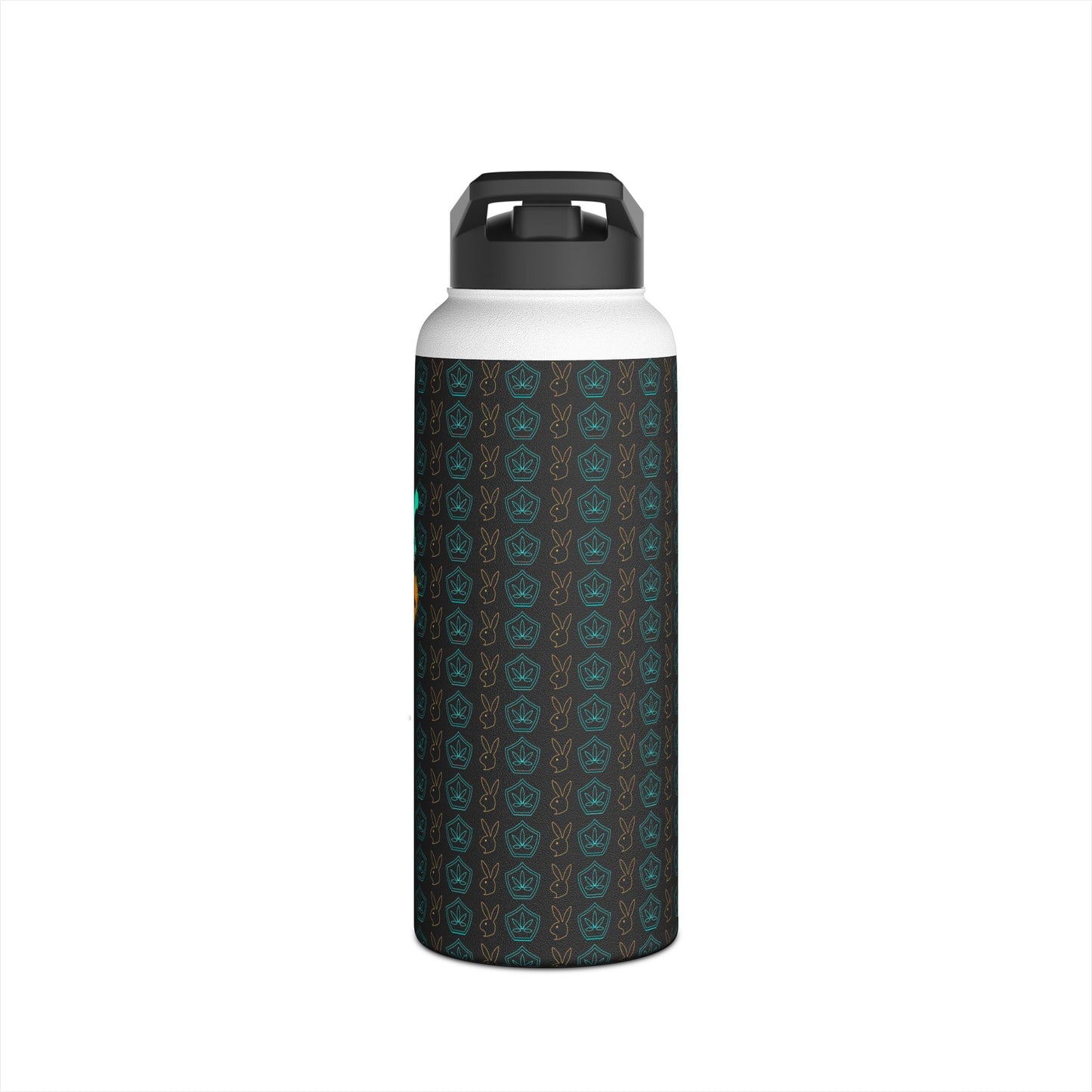 MyWeed.Club x HappyBunnie420.com Collab - Stainless Steel Water Bottle 32 oz