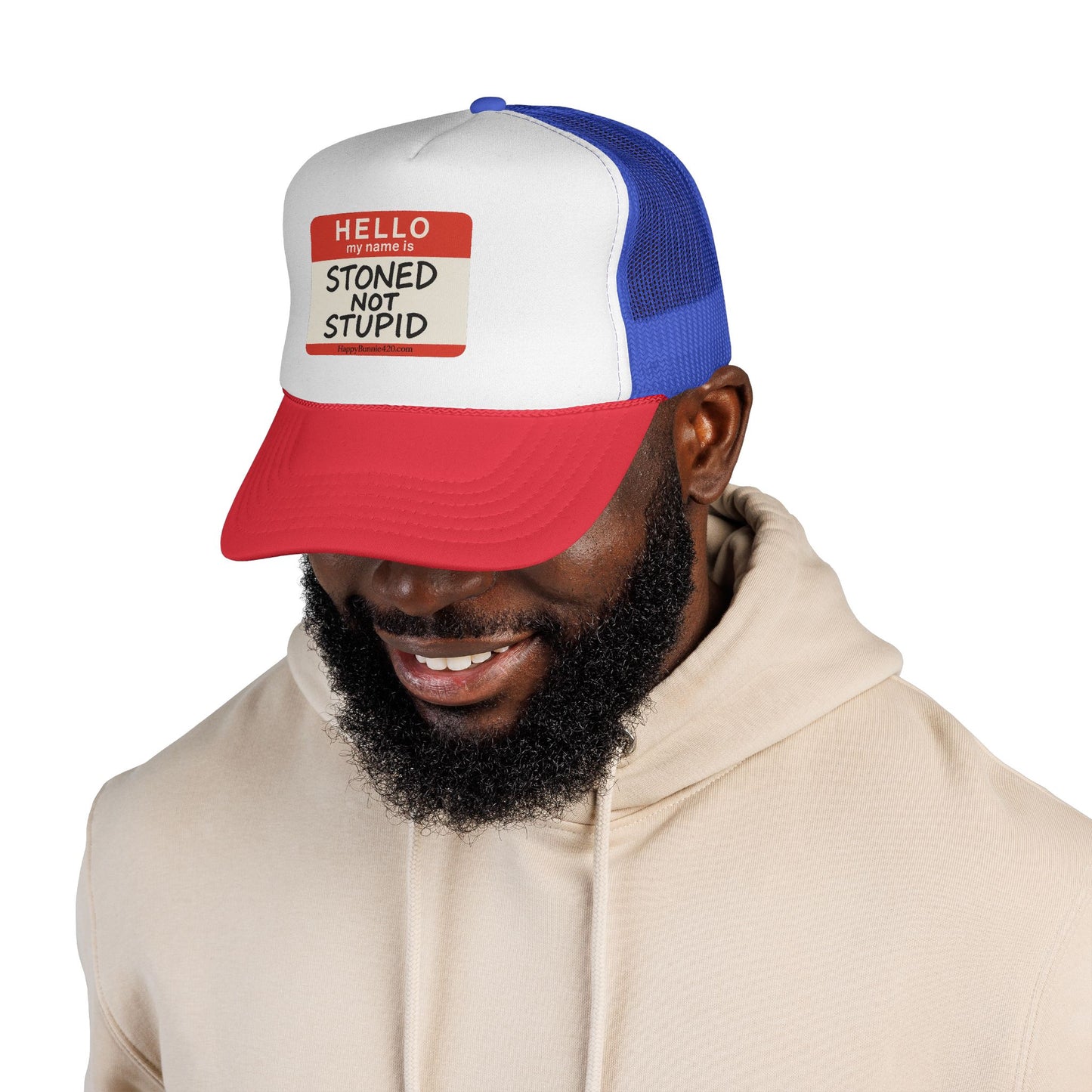 Stoned Not Stupid Trucker Hat