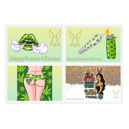 HappyBunnie420 Sticker Stash