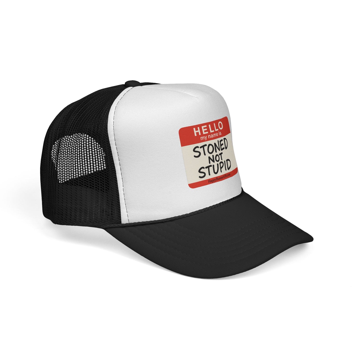 Stoned Not Stupid Trucker Hat