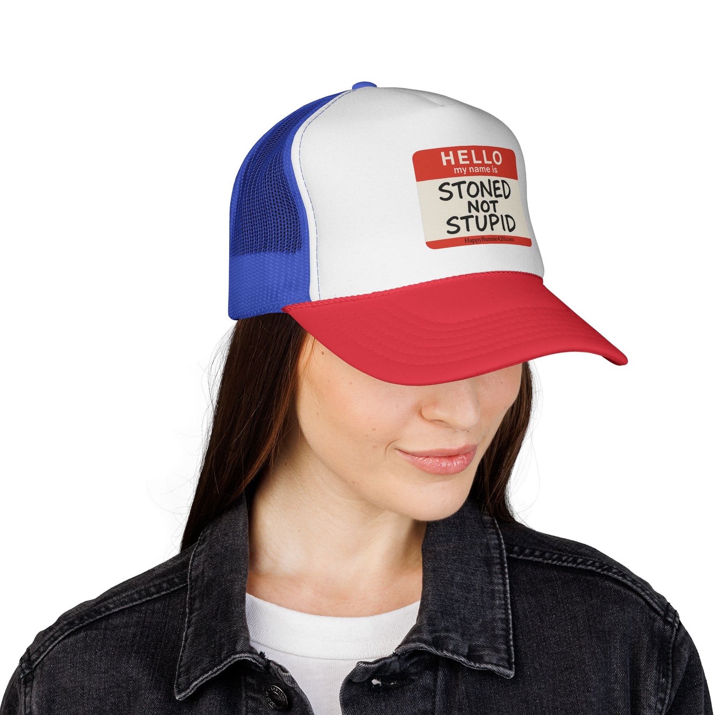 Stoned Not Stupid Trucker Hat