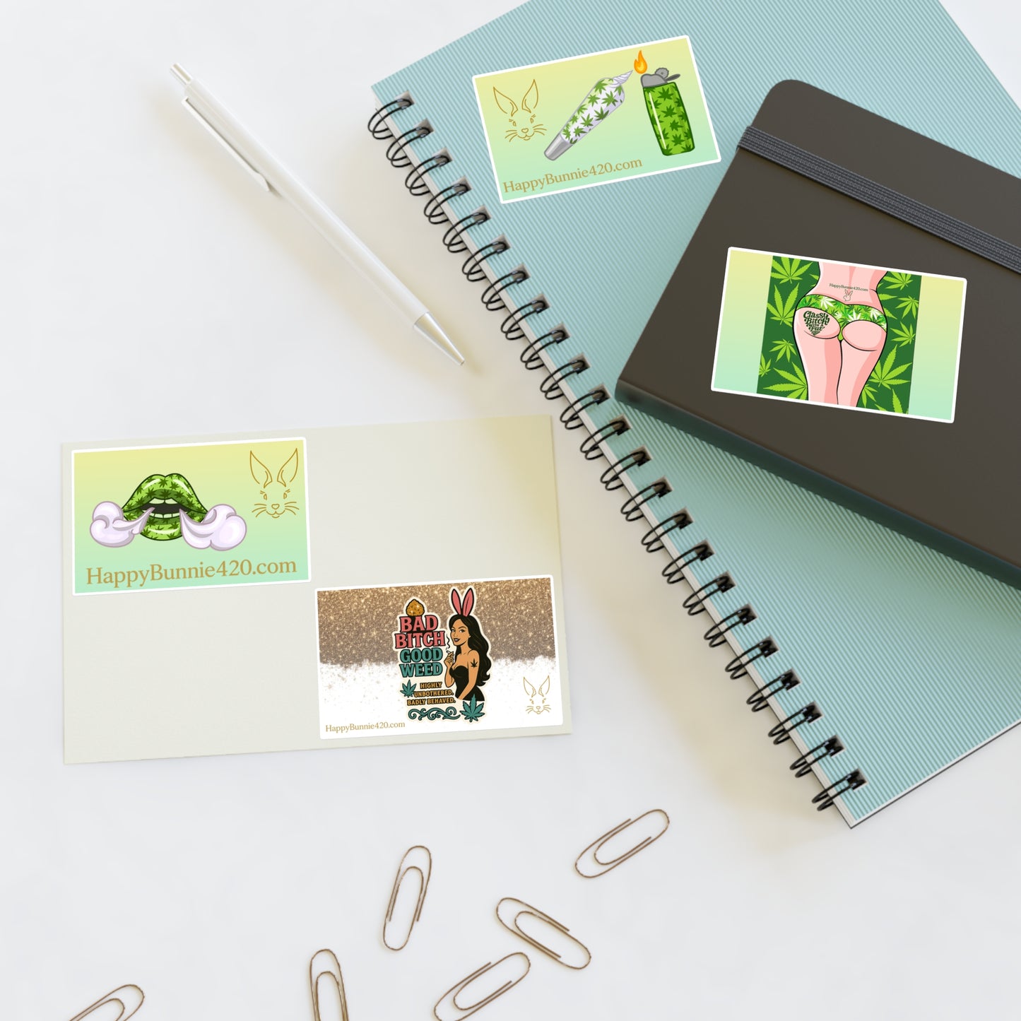 HappyBunnie420 Sticker Stash