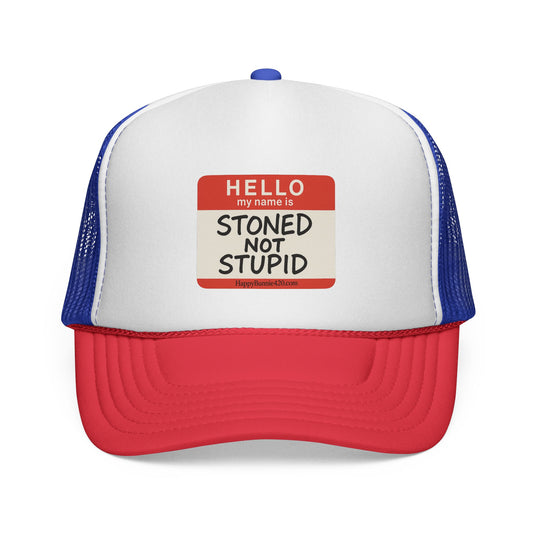 Stoned Not Stupid Trucker Hat