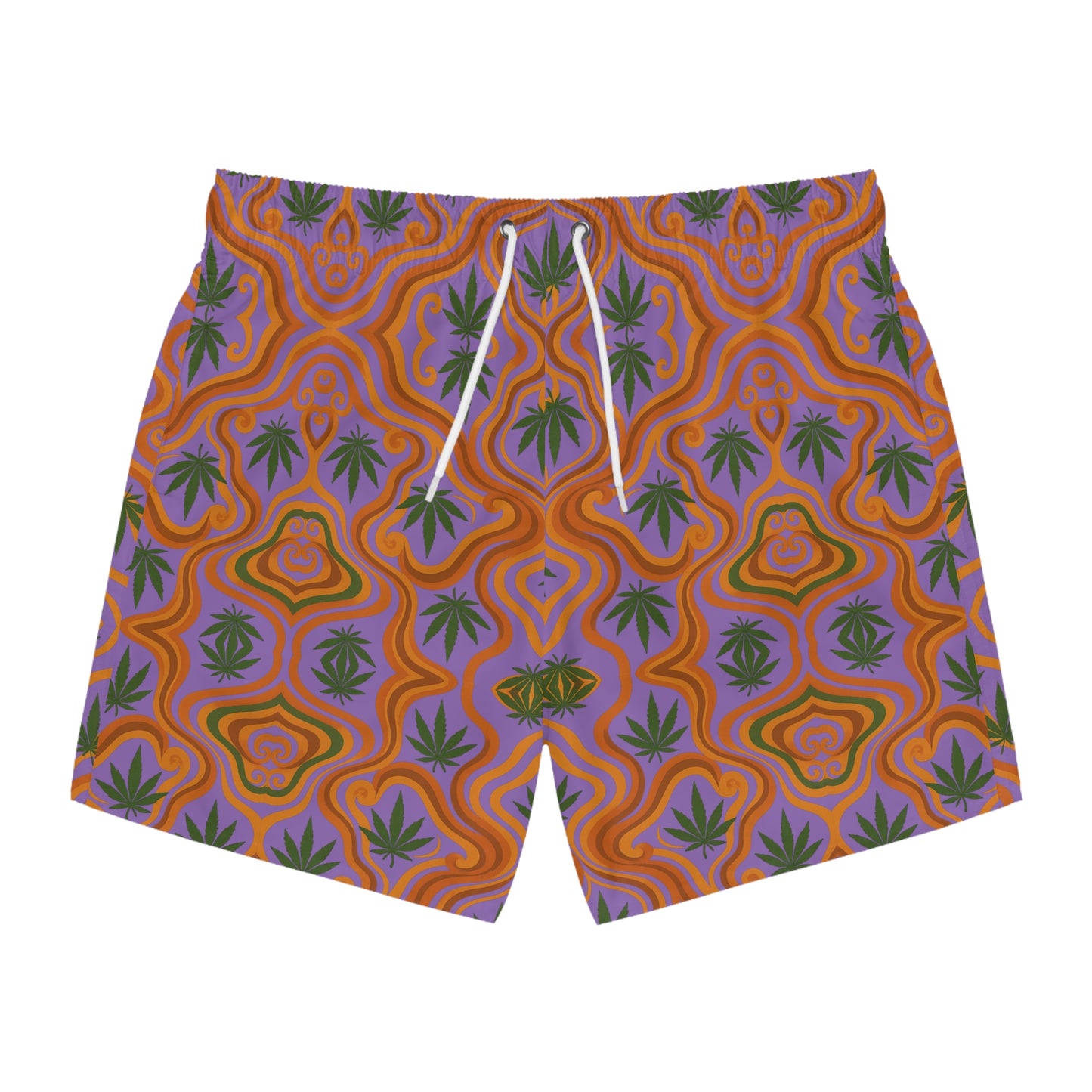 Retro Swim Trunks by HappyBunnie420