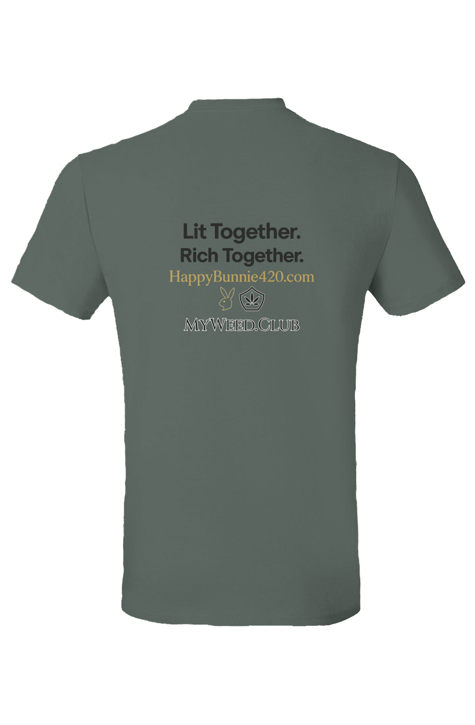 MyWeed.Club x HappyBunnie420.com Collab T-shirt