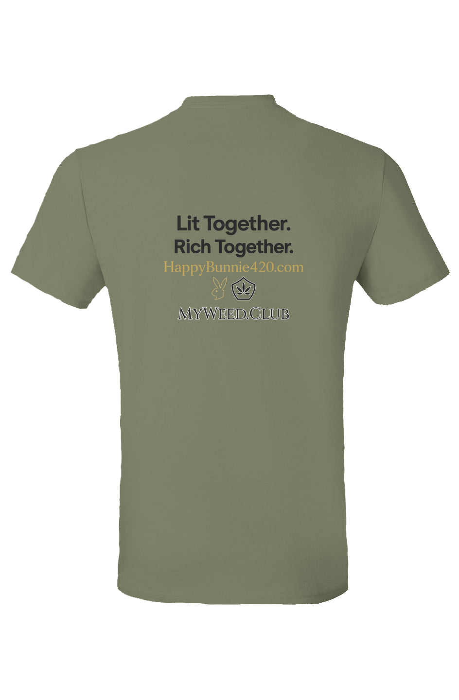 MyWeed.Club x HappyBunnie420.com Collab T-shirt