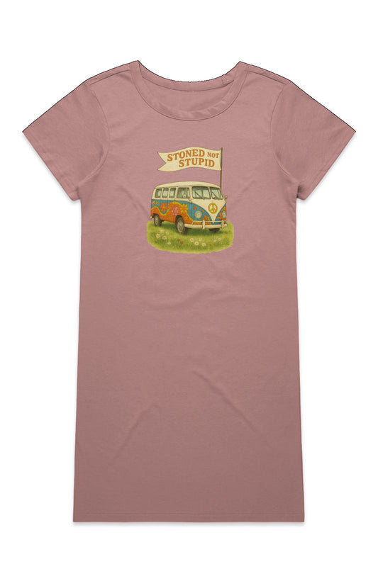 Stoned Not Stupid Organic Cotton Dress