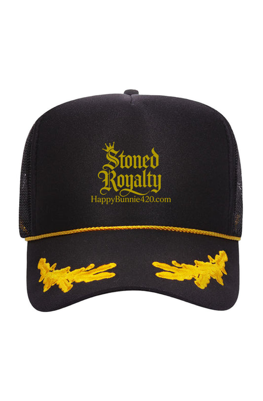 Gold Leaf Stoned Royalty Trucker Hat