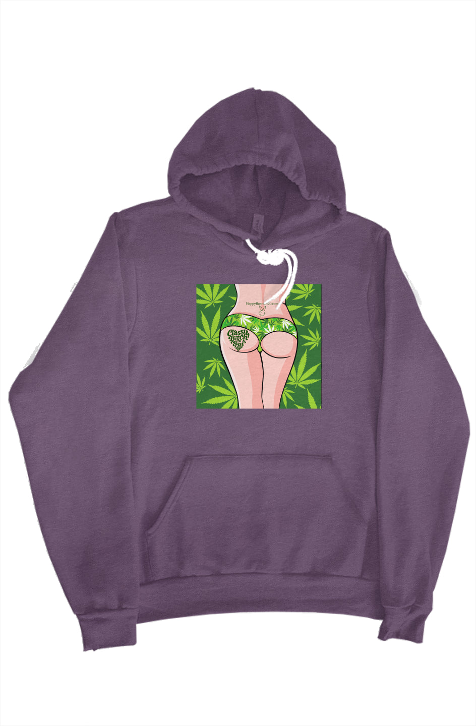 Classy B*tch Unisex Hoodie with Custom Hood 